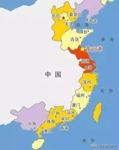 大陸沿海地圖